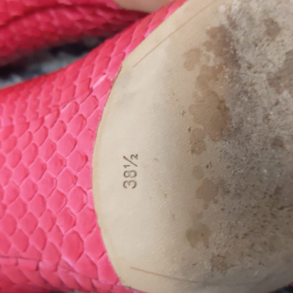 Pink Python Pumps - image 6
